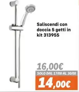 Orizzonte Saliscendi con doccia 5 getti offerta