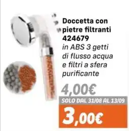 Orizzonte Doccetta con pietre filtranti offerta
