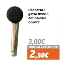 Orizzonte Doccetta 1 getto anticalcare bivalva offerta