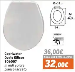 Orizzonte Copriwater Ovale Ellisse offerta