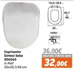 Orizzonte Copriwater Sintesi Seba offerta