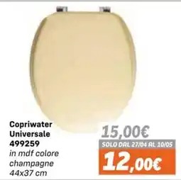 Orizzonte Copriwater Universale offerta