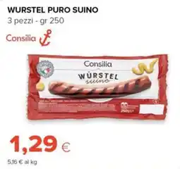 Tigre Amico Würstel puro suino Consilia offerta