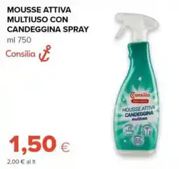 Tigre Amico Mousse attiva candeggina multiuso Consilia offerta