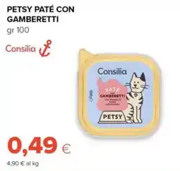 Tigre Amico Petsy paté con gamberetti Consilia offerta