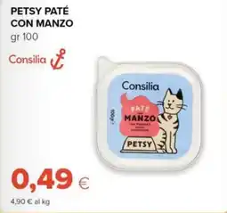 Tigre Amico Petsy paté con manzo offerta