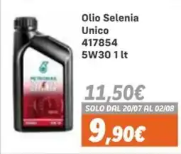 Orizzonte Olio Selenia Unico offerta