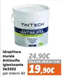 Orizzonte Idropittura murale Antimuffa Igienizzante Tintech offerta