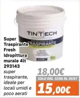 Orizzonte Super Traspirante Fresh Idropittura murale offerta