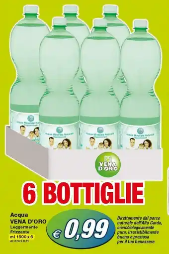 Prix Quality Vena d'Oro Acqua 1500ml x 6 offerta