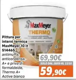 Orizzonte Pittura per interni termica MaxMeyer offerta