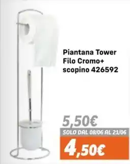 Orizzonte Piantana Tower Filo Cromo+ offerta