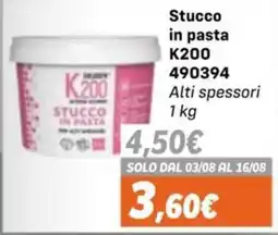 Orizzonte Stucco in pasta K200 offerta