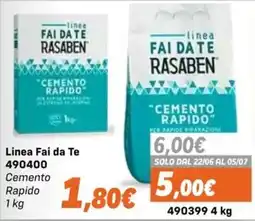 Orizzonte Linea Fai da Te Cemento Rapido offerta