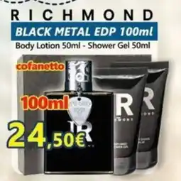 Profumerie Mallardo Richmond Black Metal EDP offerta