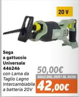 Orizzonte Sega a gattuccio Universale offerta