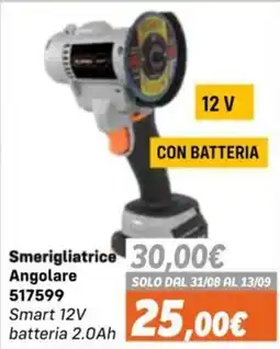 Orizzonte Smerigliatrice Angolare Smart 12V offerta
