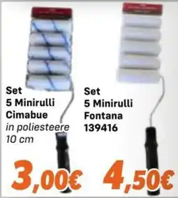 Orizzonte Set 5 Minirulli Cimabue offerta