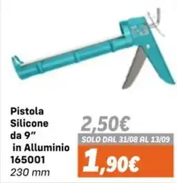 Orizzonte Pistola Silicone da 9" in Alluminio offerta