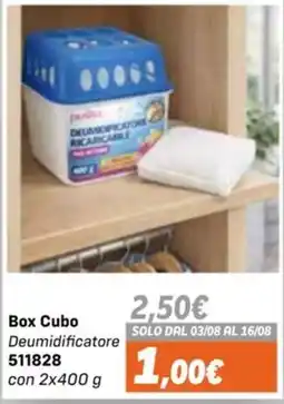 Orizzonte Box Cubo Deumidificatore offerta