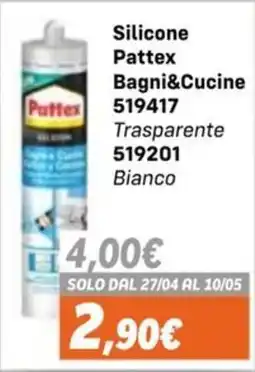 Orizzonte Silicone Pattex Bagni&Cucine offerta