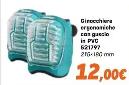 Orizzonte Ginocchiere ergonomiche con guscio in PVC offerta