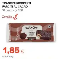 Tigre Amico Trancini ricoperti farciti al cacao Consilia offerta