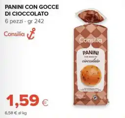 Tigre Amico Panini con gocce di cioccolato Consilia offerta