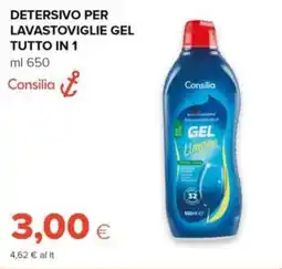 Tigre Amico Detersivo per lavastoviglie gel tutto in 1 Consilia offerta