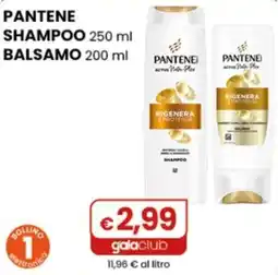 Gala Supermercati Pantene shampoo e balsamo offerta