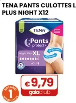 Gala Supermercati Tena Pants Culottes L Plus Night offerta