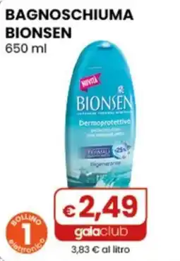 Gala Supermercati Bagnoschiuma Bionsen offerta