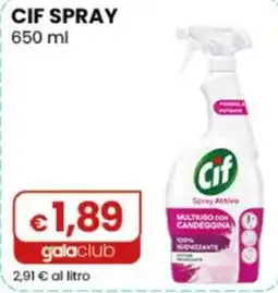 Gala Supermercati Cif spray offerta