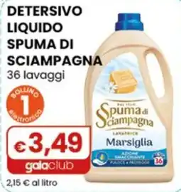 Gala Supermercati Spuma di Sciampagna Lavatrice Marsiglia offerta