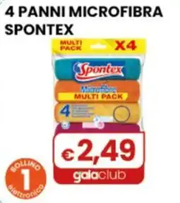 Gala Supermercati Panni microfibra spontex offerta