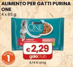 Gala Supermercati Alimento per gatti Purina One Sterilcat offerta