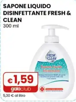 Gala Supermercati Sapone liquido disinfettante Fresh & Clean offerta