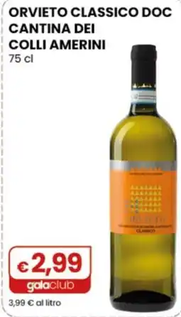 Gala Supermercati Orvieto Classico DOC Cantina dei Colli Amerini offerta