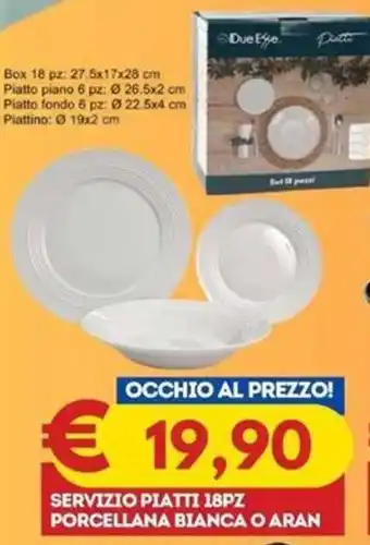 Servizio piatti Due Effe
