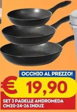 Gipsi Set 3 padelle Andromeda offerta