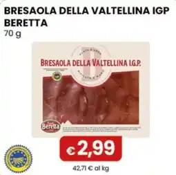 Gala Supermercati Bresaola della Valtellina IGP Beretta offerta