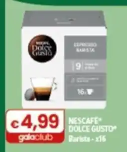 Gala Supermercati Nescafé Dolce Gusto Barista offerta