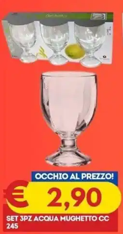 Gipsi Set 3pz acqua mughetto cc offerta