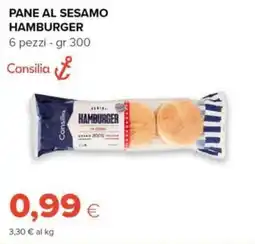 Tigre Amico Pane al sesamo hamburger Consilia offerta