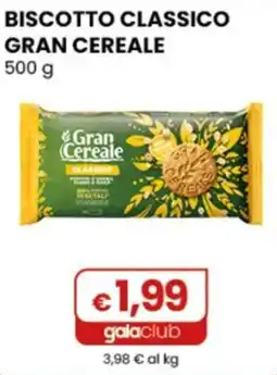 Gala Supermercati Biscotto classico Gran Cereale offerta