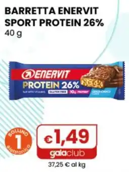 Gala Supermercati Barretta Enervit Sport Protein 26% offerta