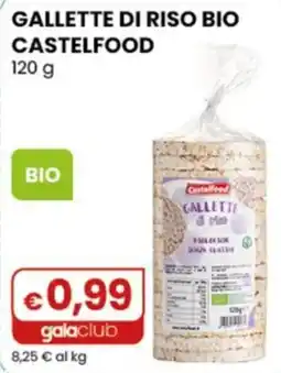 Gala Supermercati Gallette di riso bio Castelfood offerta