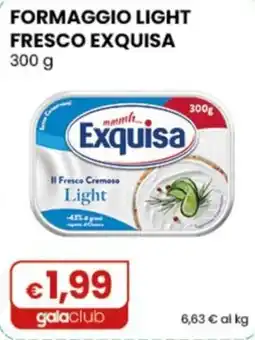 Gala Supermercati Formaggio light fresco exquisa offerta