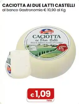 Gala Supermercati Caciotta ai Due Latti Castelli offerta