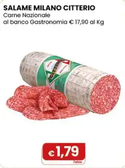Gala Supermercati Salame Milano Citterio offerta